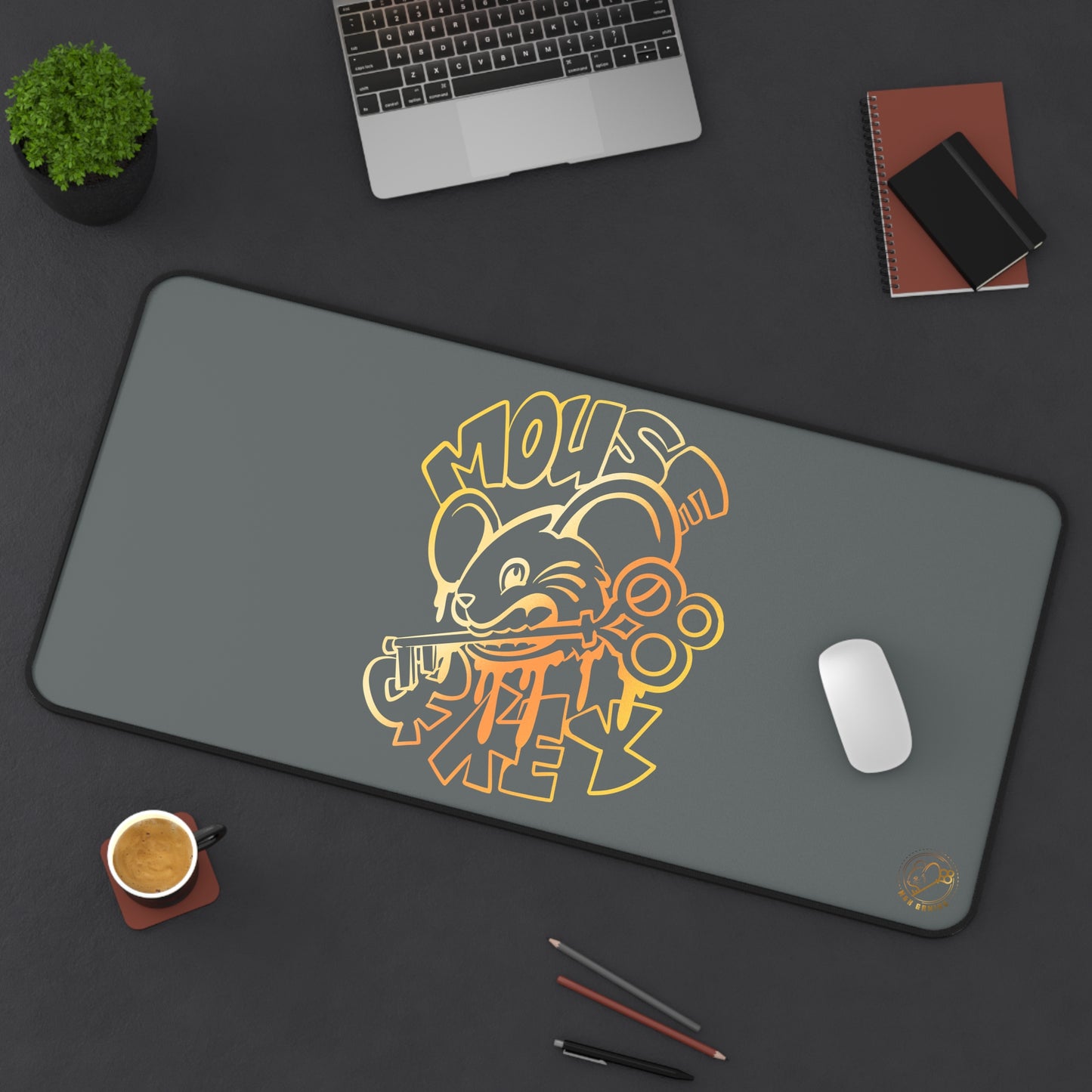 gDrip Gray Desk Mat
