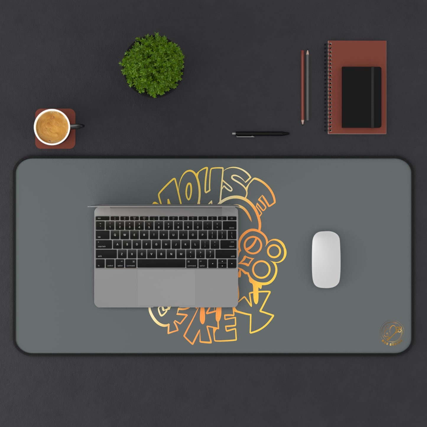 gDrip Gray Desk Mat