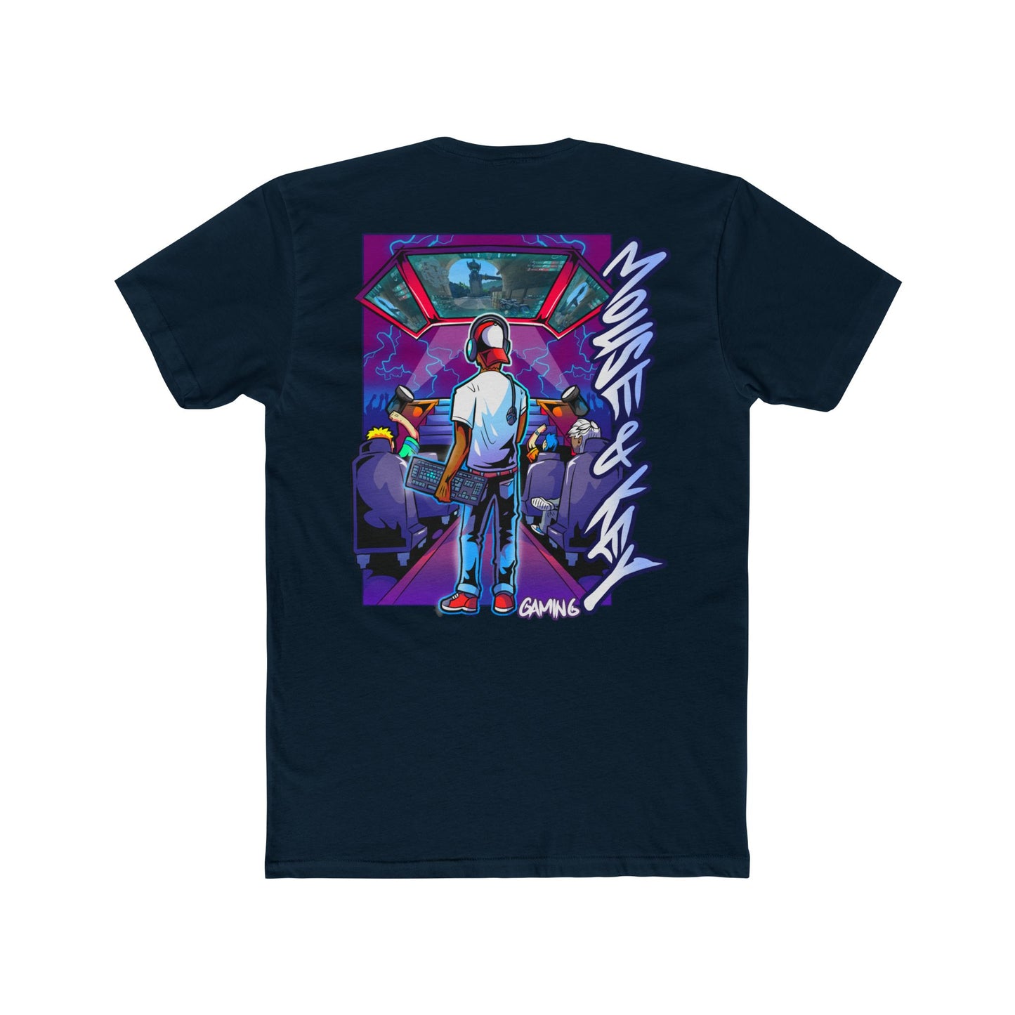 Fitted Mouse & Key LAN T-Shirt