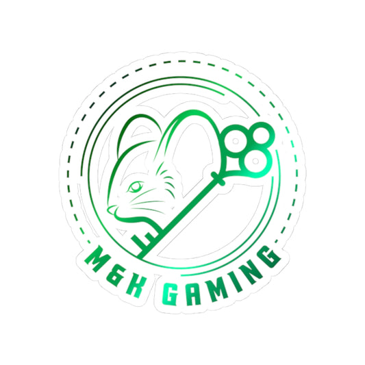 Gaming Logo Sticker — M&K Gaming Kiss-Cut Vinyl Decal