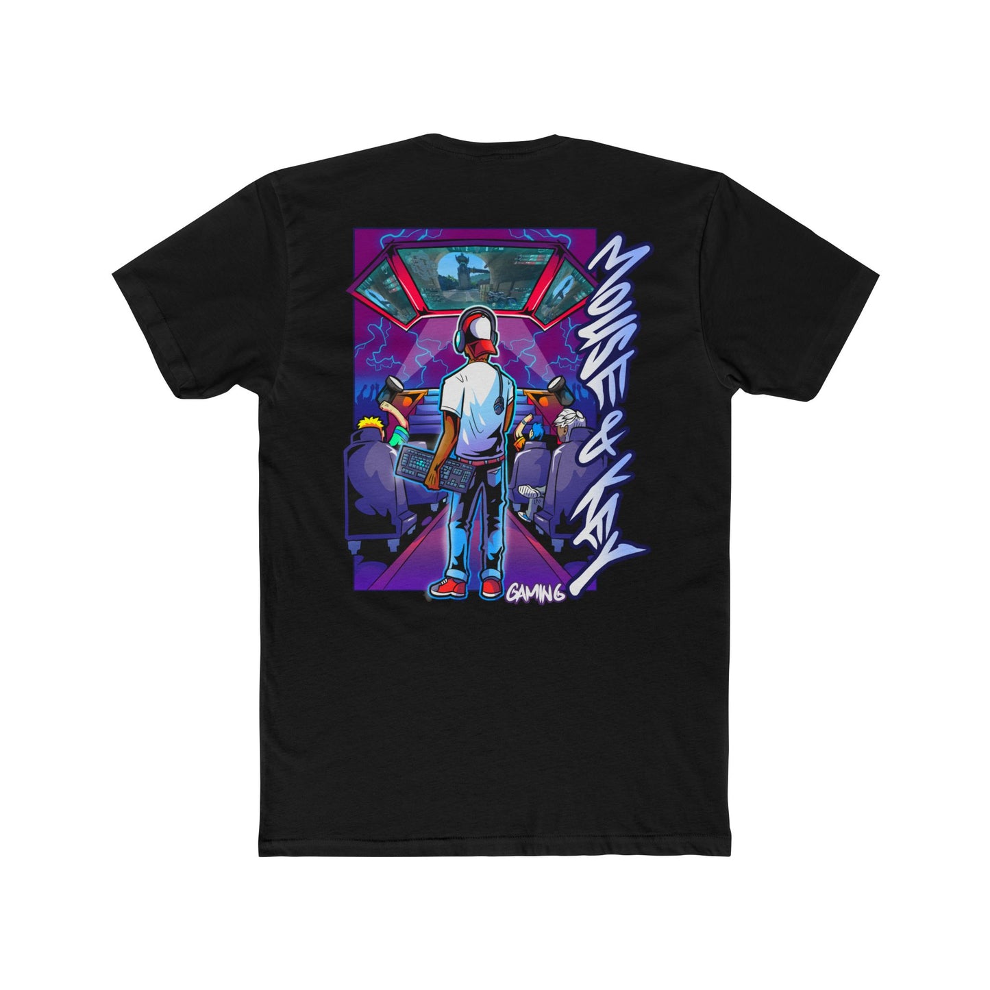 Fitted Mouse & Key LAN T-Shirt