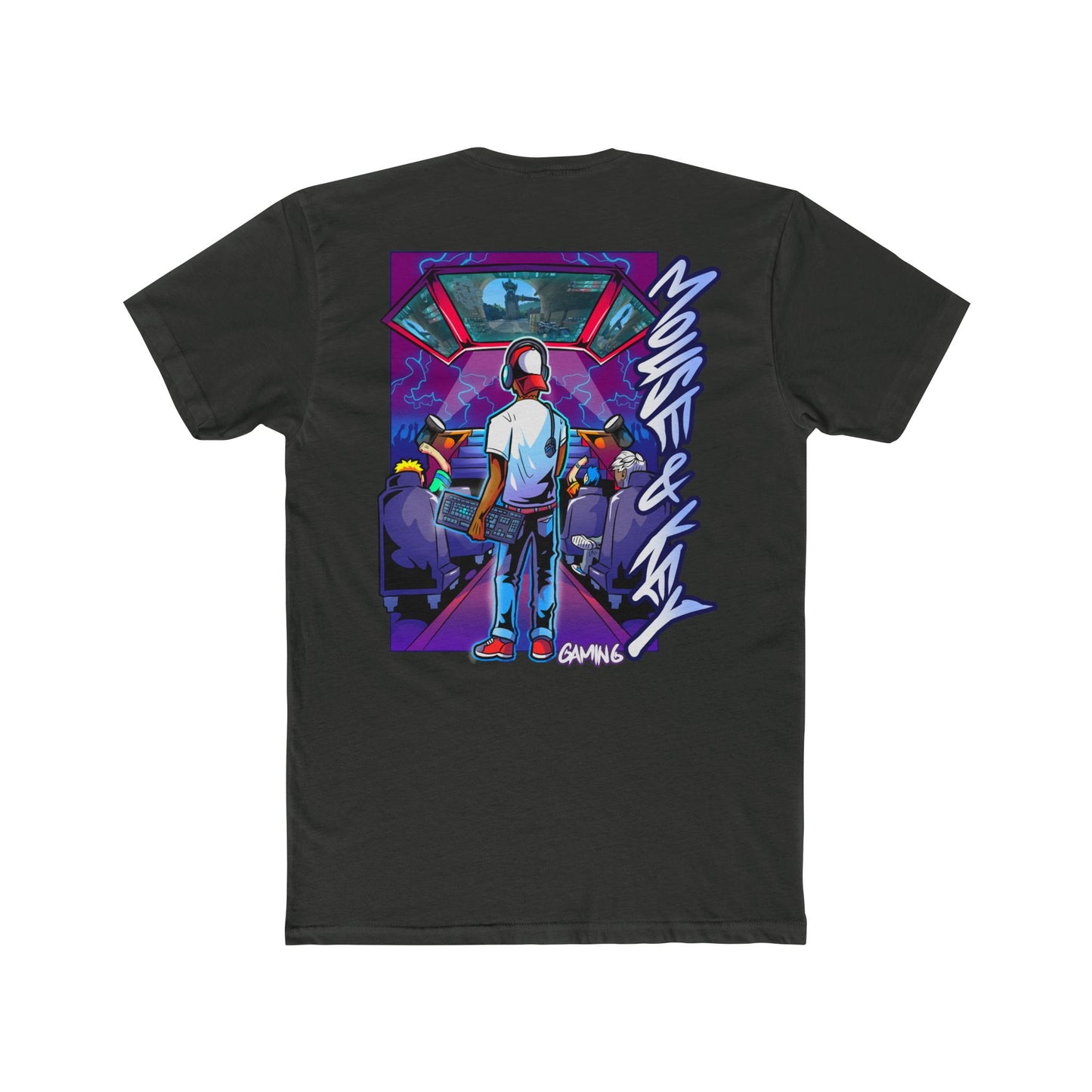 Fitted Mouse & Key LAN T-Shirt