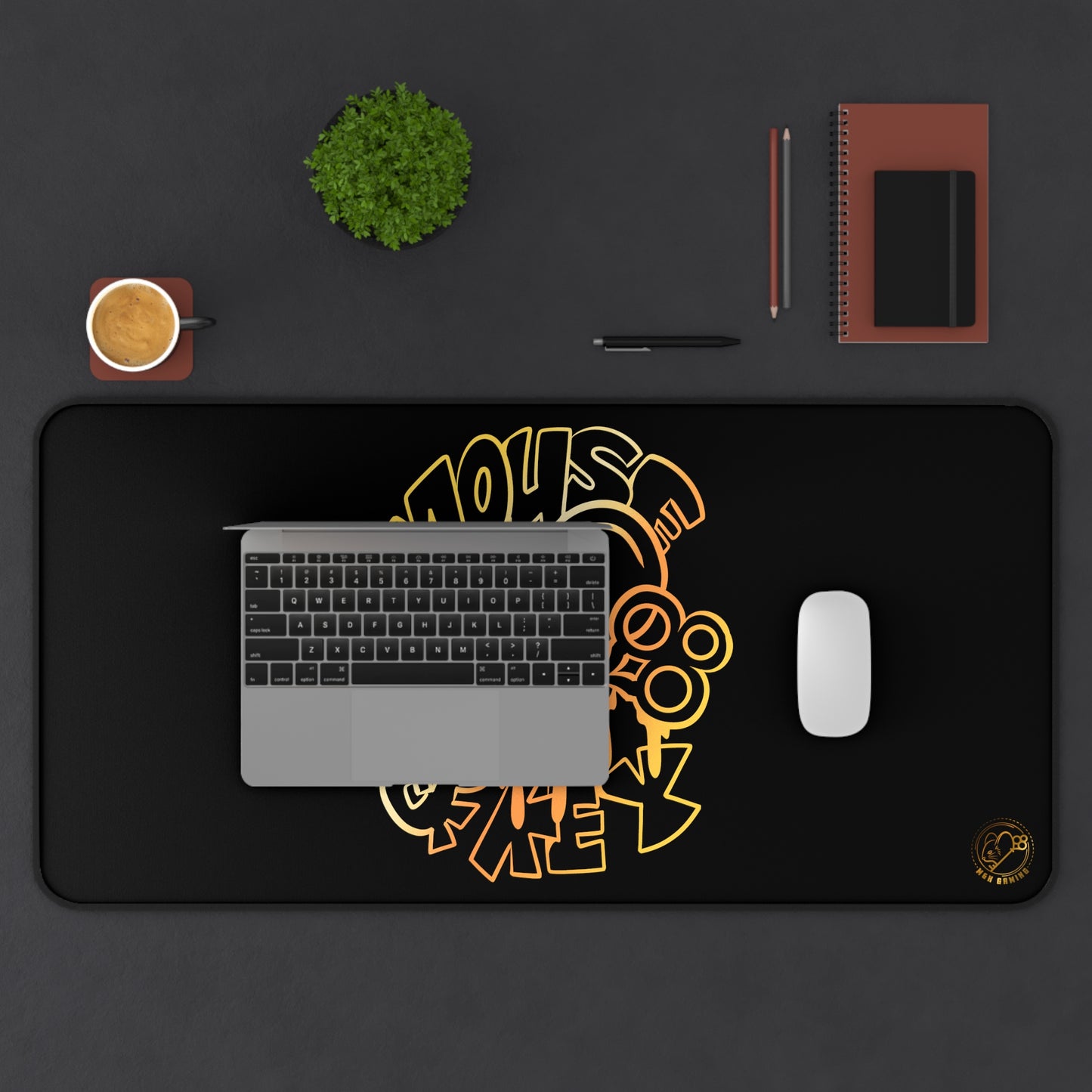 gDrip Black Desk Mat