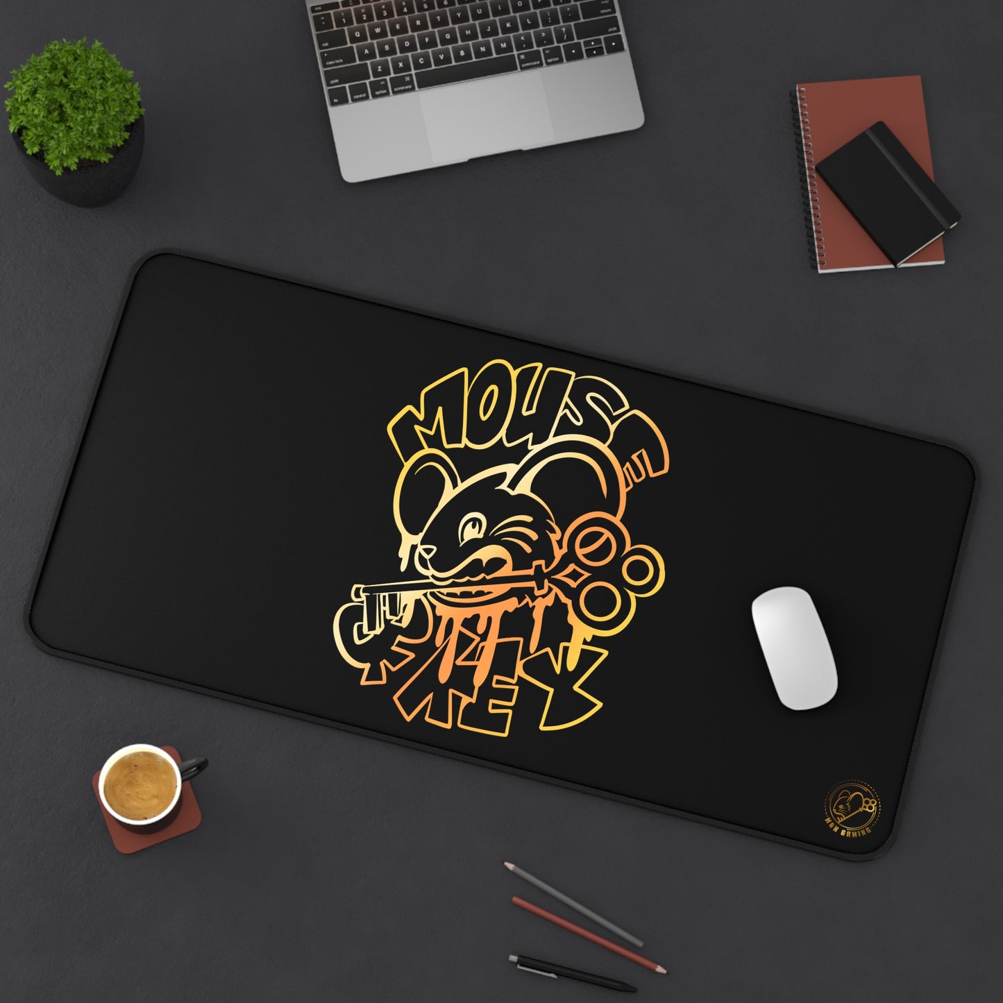 gDrip Black Desk Mat